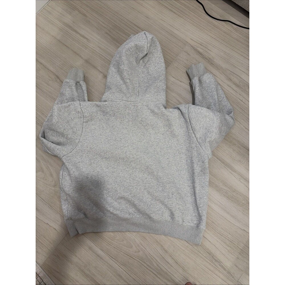 Parke OG Varsity Gray Fleece Pullover Hoodie Womens L/XL Oversized - Picture 7 of 7